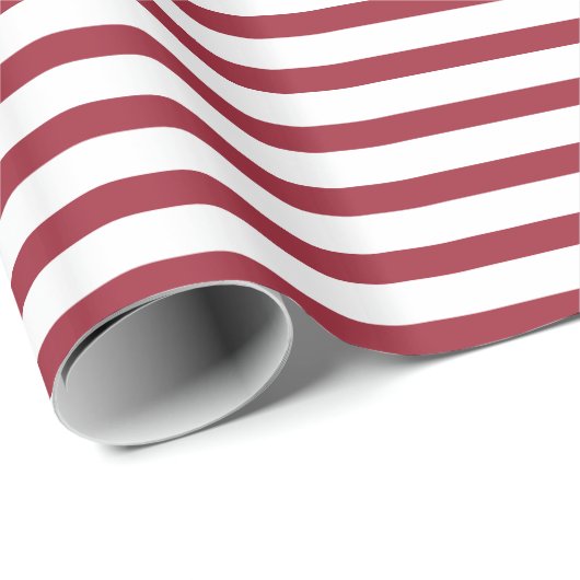 Rote und weiße Streifen Candy Cane oder amerikanis Geschenkpapier (Rolleneckpunkt)