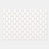 Rote und weiße Streifen Geschenkpapier Set (Vorderseite 3)