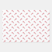 Rote und weiße Streifen Geschenkpapier Set (Vorderseite 2)