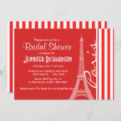 Rote und weiße Streifen; Paris Einladung (Vorne/Hinten)