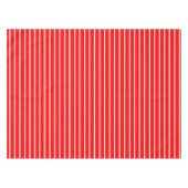 Rote und weiße Streifen Tischdecke (Vorderseite (Horizontal))