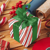 Rote und weiße Streifen Weihnachten Seidenpapier