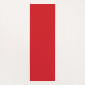 Rote und weiße Streifen Yogamatte (Rückseite)