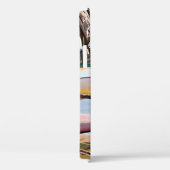 Rote und weiße Surfbretter in einem braunen Holzge Case-Mate iPhone Hülle (Rückseite / Rechts)