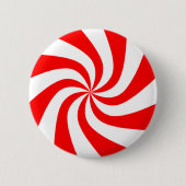 rote und weiße Süßigkeiten Button (Vorderseite)