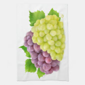Rote und weiße Trauben Geschirrtuch (Vertikal)