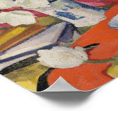 Rote und weiße Tulpen | Samuel John Peploe Poster (Ecke)