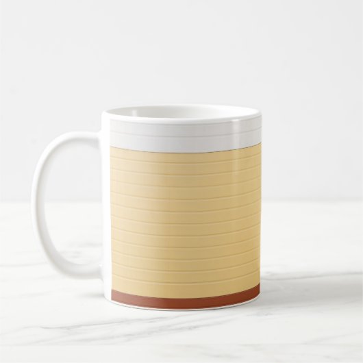 Rote und weiße Tür Kaffeetasse (Links)
