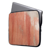 ROTE UND WEISSE WAND LAPTOPSCHUTZHÜLLE (Vorderseite Links)