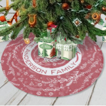 Rote und weiße Weihnachtsfamilie Rentierpfeile