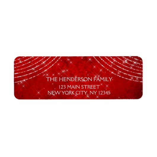 Rote und weiße Weihnachtslichter (Vorne)