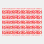 Rote und weiße Weihnachtstypografie Geschenkpapier Set (Vorderseite 2)