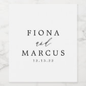 Rote und weiße Weine Weinetikett (Einzelnes Label)