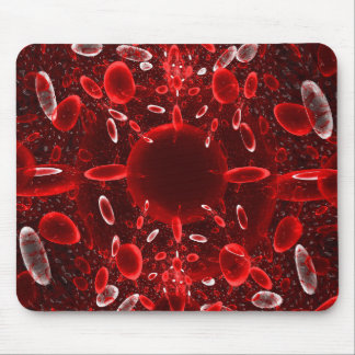 Rote und weiße Zellen-Mausunterlage Mousepad