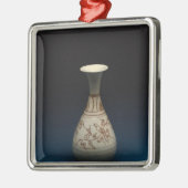 Rote underglaze Flasche durch Yuhachan Silbernes Ornament (Links)