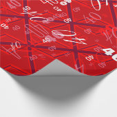 Rote Union Jack Geschenkpapier (Ecke)