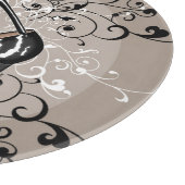 Rote Unterseitenschuhe mit EMPFINDLICHEM Schneidebrett (Ecke)