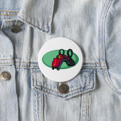 Rote Untersetzer Roller Ride Button