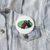 Rote Untersetzer Roller Ride Button (Beispiel)