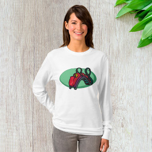Rote Untersetzer Roller Ride T-Shirt