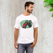 Rote Untersetzer Roller Ride T-Shirt