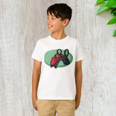 Rote Untersetzer Roller Ride T-Shirt