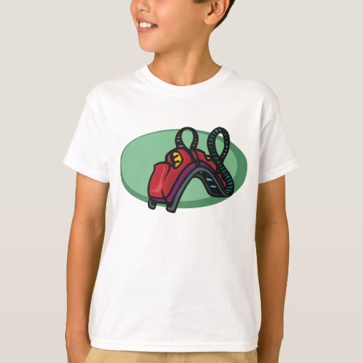 Rote Untersetzer Roller Ride T-Shirt (Vorderseite)