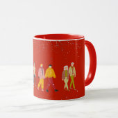 Rote Valentine Tasse (VorderseiteRechts)