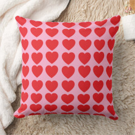 Rote Valentinsherzen Kissen
