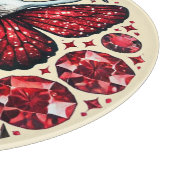 Rote Valentinstag Fee Schneidebrett (Ecke)