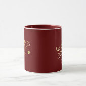 Rote Valentinstagsgeschenke Tasse (Zentrum)