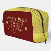 Rote Valentinstagsgeschenke Waschbeutel (Rechte Ecke)