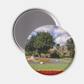 Rote Valley Gardens, Harrogate, North Yorkshire, E Magnet (Vorderseite/Rückseite)