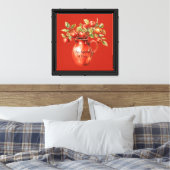 Rote Vasenäpfel Leinwanddruck (Insitu (Schlafzimmer))