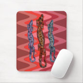 Rote Veilchenblüte | Sinusrot Mousepad (Mit Mouse)