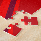Rote Version British Union Jack Dekor Puzzle (Seite)