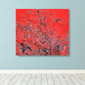 Rote Verwirrtheit Leinwanddruck (Insitu (Holzboden))
