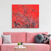 Rote Verwirrtheit Leinwanddruck (Insitu (Wohnzimmer))