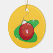 Rote Verzierung Keramikornament (Links)