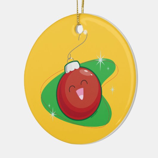 Rote Verzierung Keramikornament (Links)