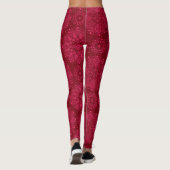 Rote Verzierung Leggings (Rückseite)