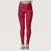 Rote Verzierung Leggings (Vorderseite)
