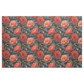 Rote Viktorianische Rose Stoff (Fat Quarter (45,7 x 55,9 cm))