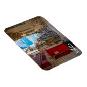 Rote Vintage Postbox in Malta Magnet (Rechte Seite)