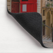 Rote Vintage Postbox in Malta Mousepad (Ecke)