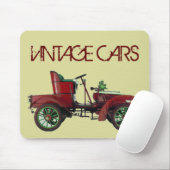 ROTE VINTAKRAFTFAHRZEUGE, KLASSISCHE AUTOMOTIVE, C MOUSEPAD (Mit Mouse)