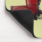 ROTE VINTAKRAFTFAHRZEUGE, KLASSISCHE AUTOMOTIVE, r Mousepad (Ecke)