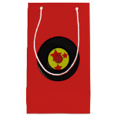 Rote Vinylaufzeichnung Kleine Geschenktüte (Vorderseite)