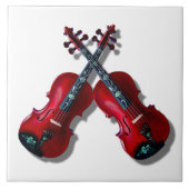 ROTE VIOLINE FLIESE (Vorderseite)