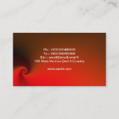 rote Visitenkarte (Rückseite)